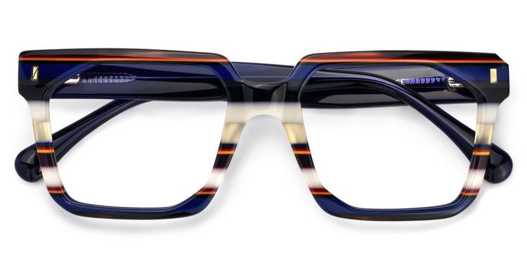 Laguer Blue Rectangle Glasses