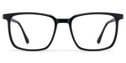 Aidan Black Rectangle Glasses1