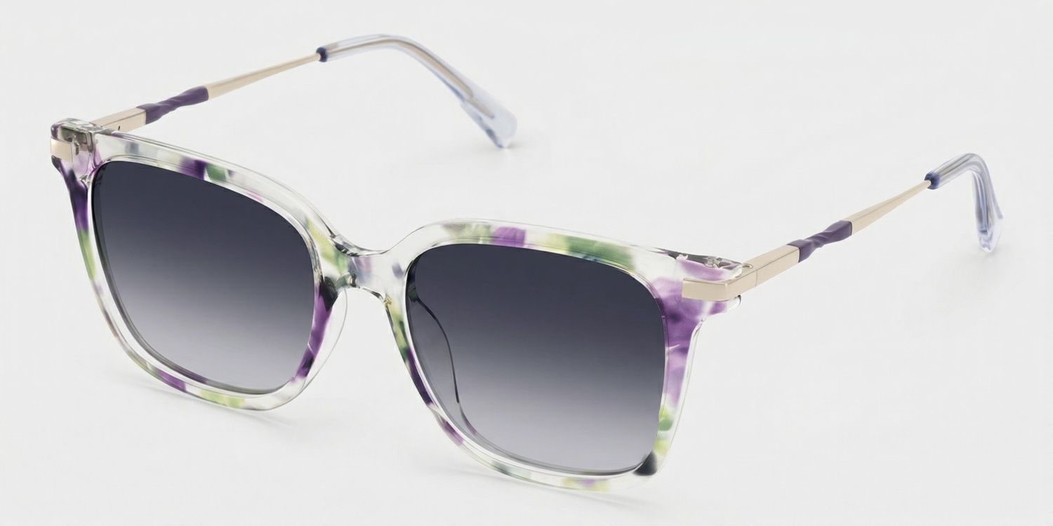 Jacqui Tr90 Floral Frame Sunglasses | ZEELOOL UK1