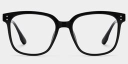 Oglesby Black Square Glasses0