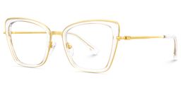 Rosalie Clear Butterfly Glasses3