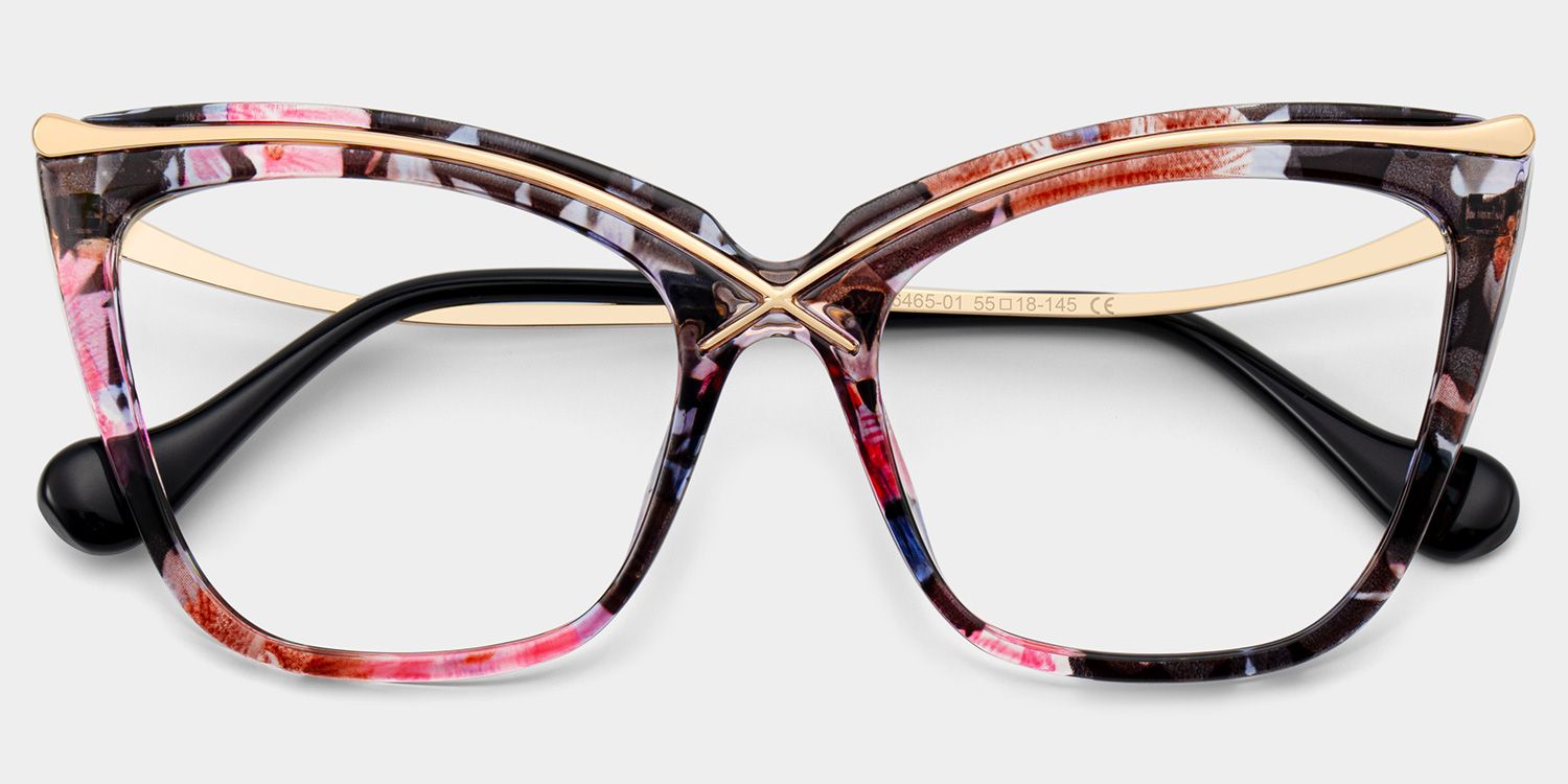 Winston Butterfly Floral Frame Eyeglasses | Zeelool1