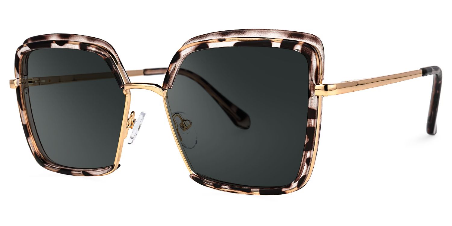 Cordaro Square Tortoise Sunglasses for Women & Men | ZEELOOL UK1