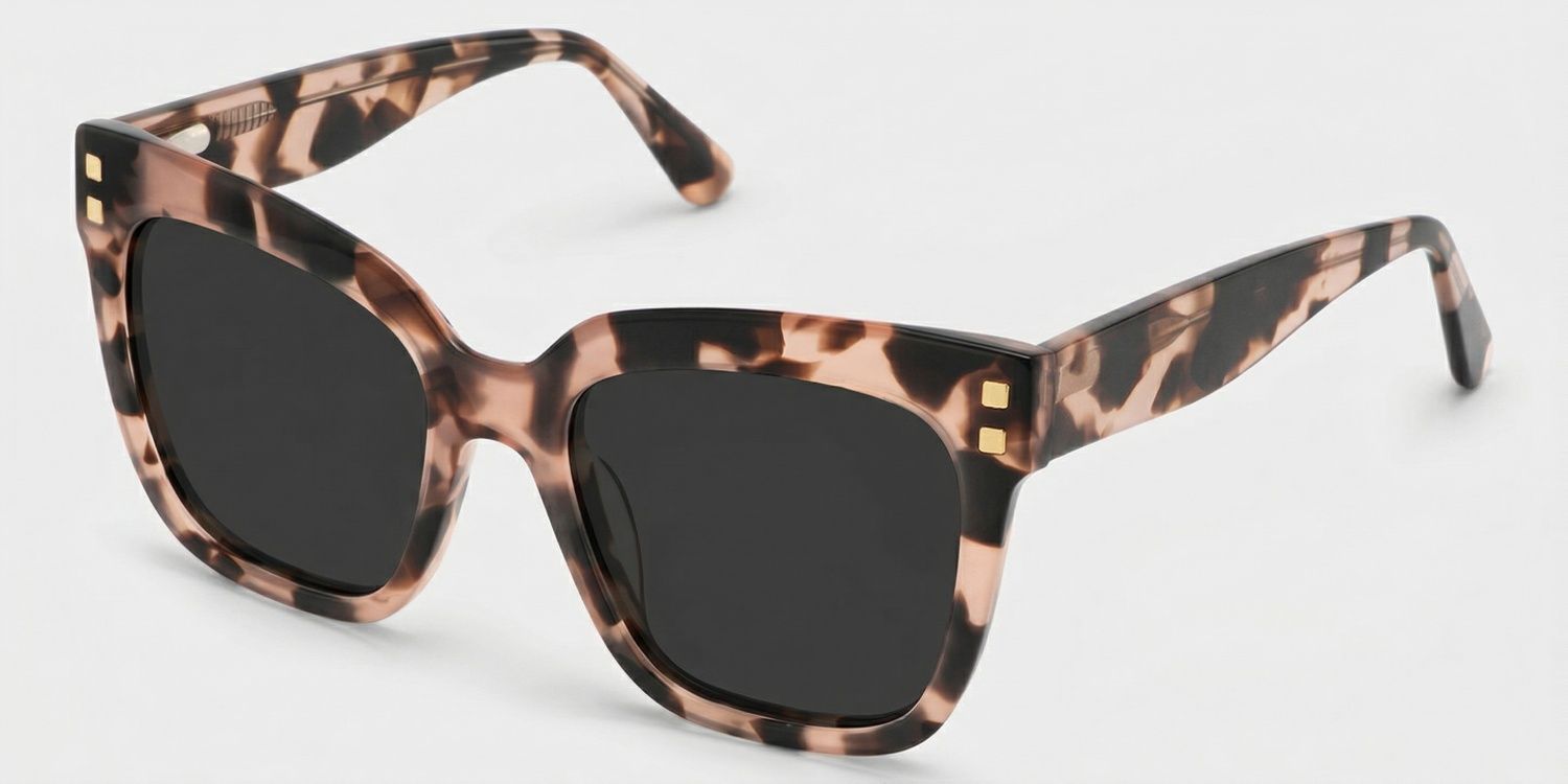 Minguela Square Pink-Tortoise Sunglasses for Women & Men | ZEELOOL UK2