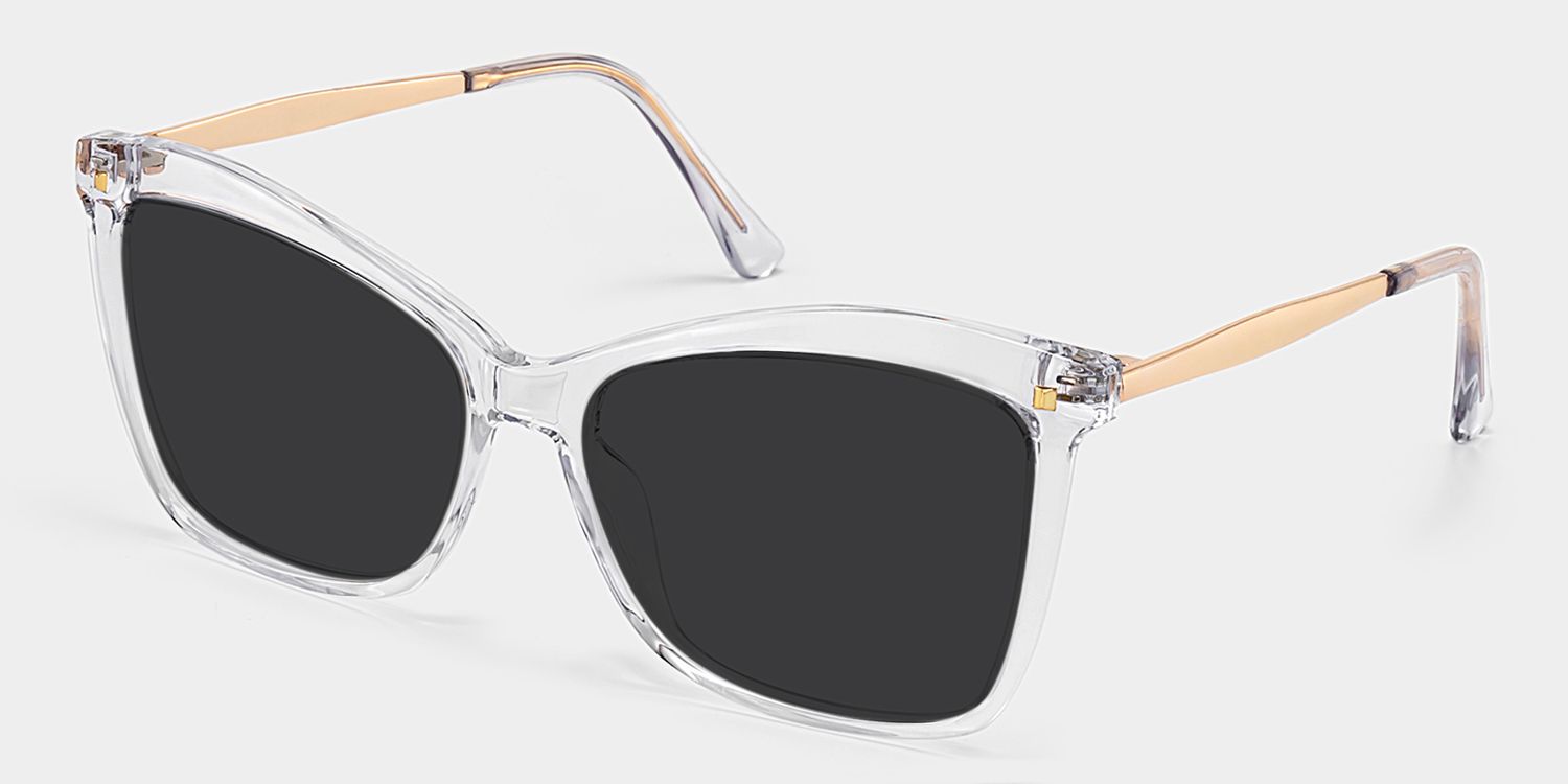 Isaebella Clear Butterfly Polarized Sunglasses for Driving | ZEELOOL UK2