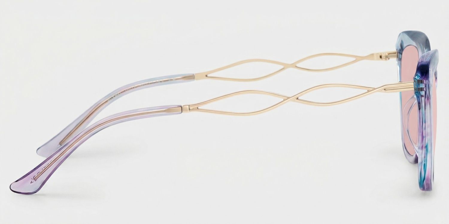 Remi Butterfly Purple Full Rim Sunglasses | ZEELOOL UK3