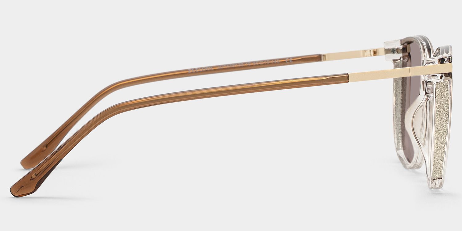 Rodz Brown Square Polarized Sunglasses for Driving | ZEELOOL UK3
