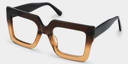 Brandon Tawny Square Glasses2
