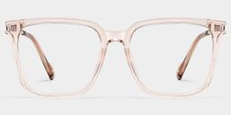 Zeyna Beige Square Glasses1