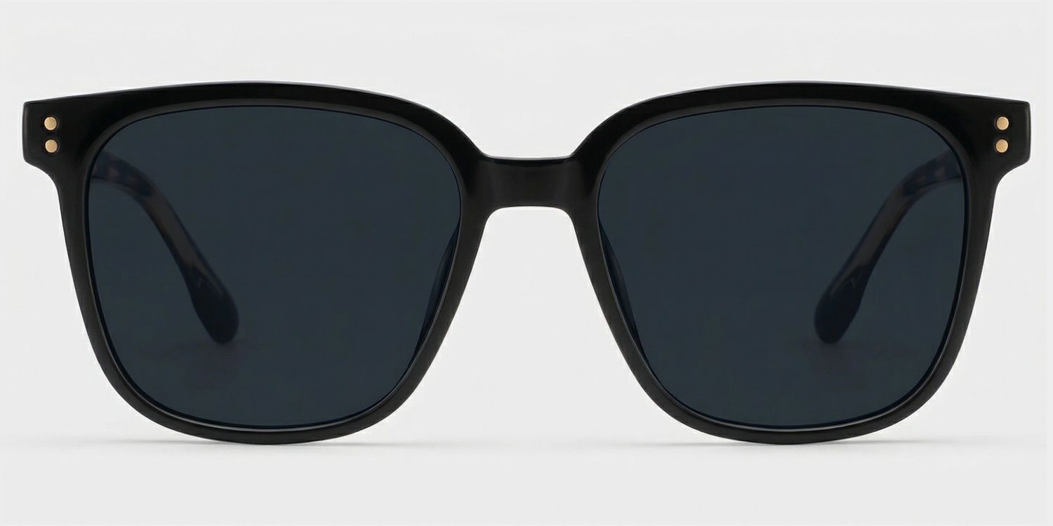 Donnalyn Square Sunglasses with Tr90 Black Frames | ZEELOOL CA0
