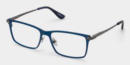 Alexander Blue Rectangle Glasses3