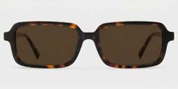Danielle Tortoise Rectangle Sunglasses0
