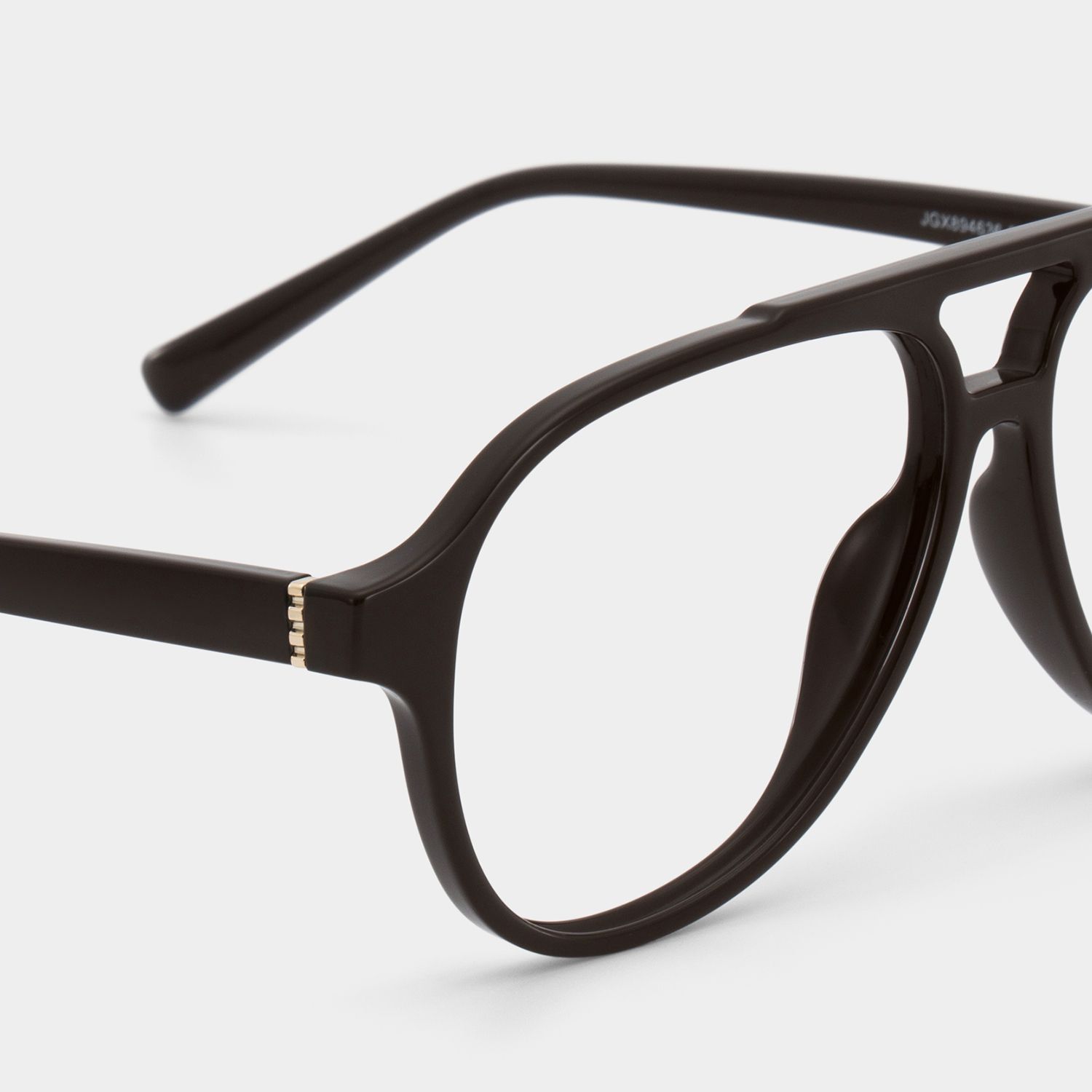 Drew Dark Brown Aviator Glasses for the Female | ZEELOOL4