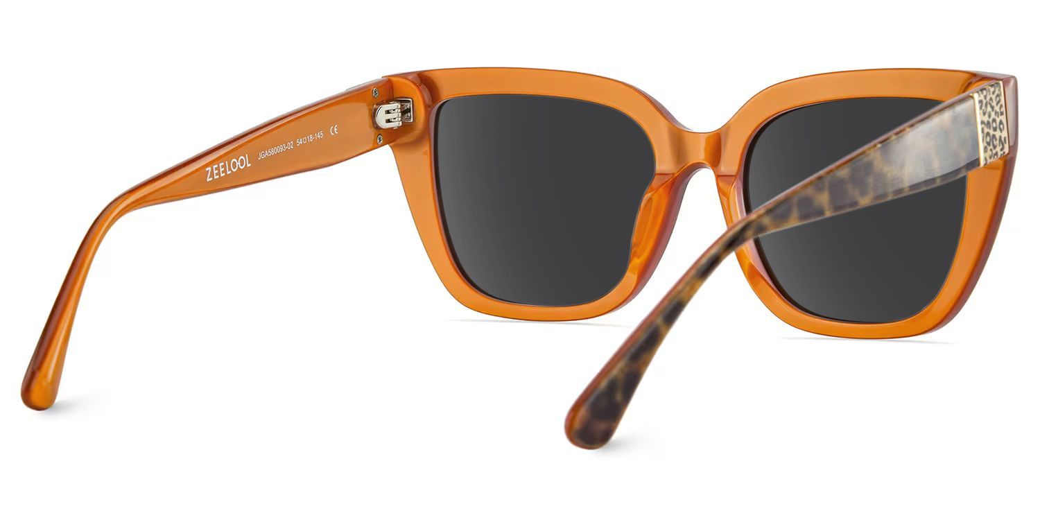 Tamarrah Leopard Cat Eye Polarized Sunglasses for Driving | ZEELOOL UK4