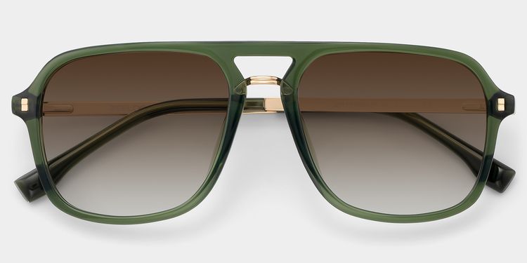 Kilworth Green Aviator Sunglasses