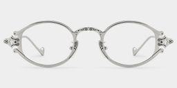 Serena Silver Oval Glasses0