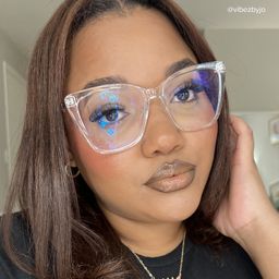 Corlette Clear Butterfly Glasses7