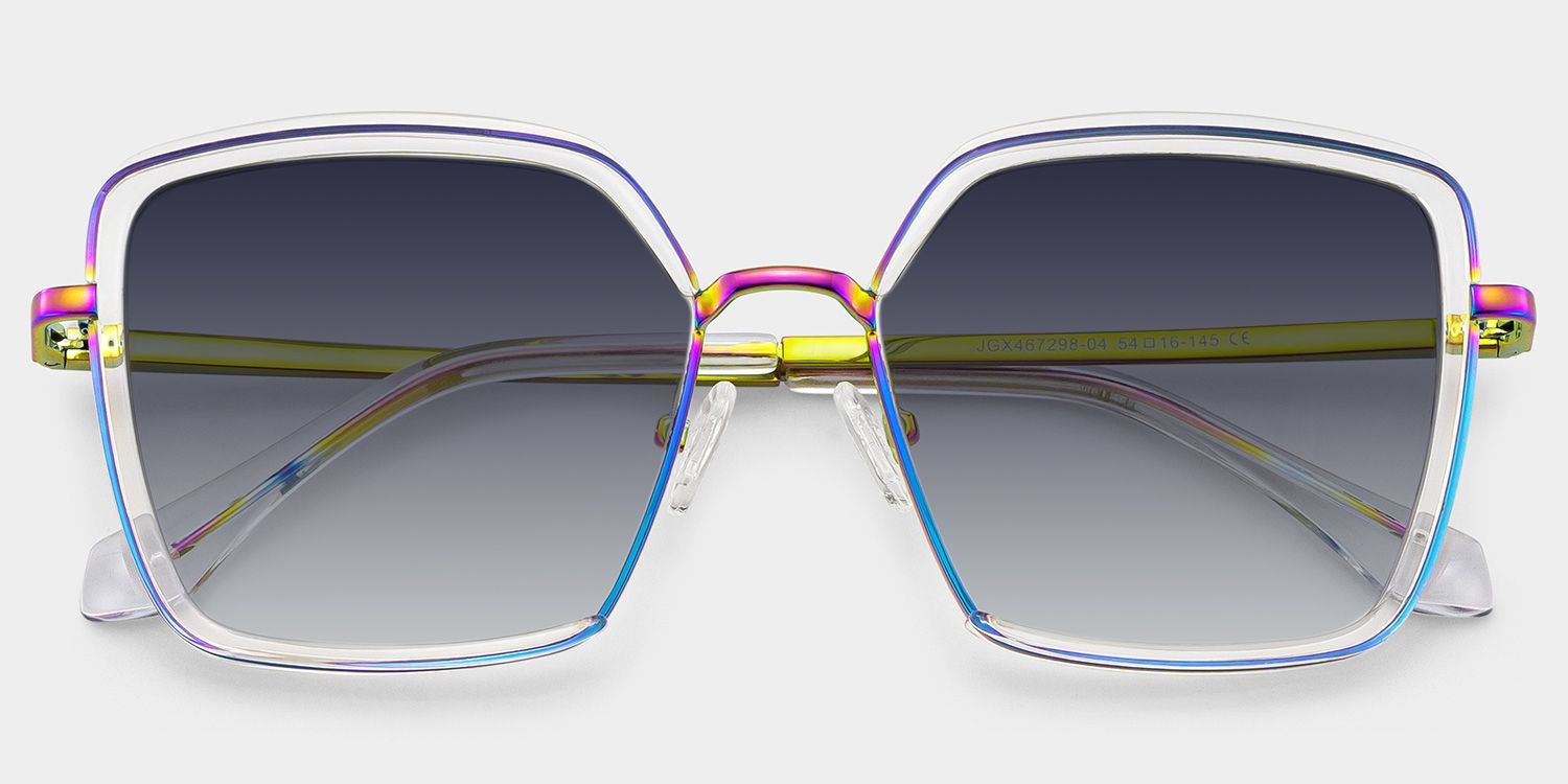 Cordaro Clear Frame Sunglasses with Square Style | ZEELOOL UK1