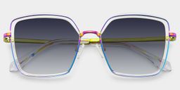 Cordaro Clear Square Sunglasses1