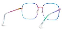 Wade Iridescent Square Glasses5
