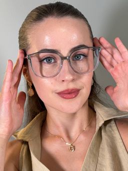 Rodz Gray Green Square Glasses5