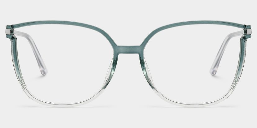 Rodz Gray Green Square Glasses
