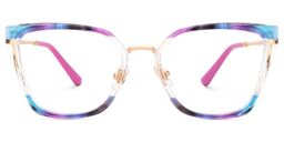 Martins Multicolor Rectangle Glasses0