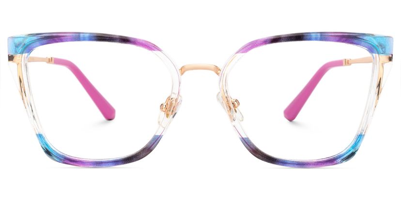 Martins Multicolor Rectangle Glasses
