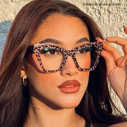 Ansyah Leopard Cat eye Glasses8