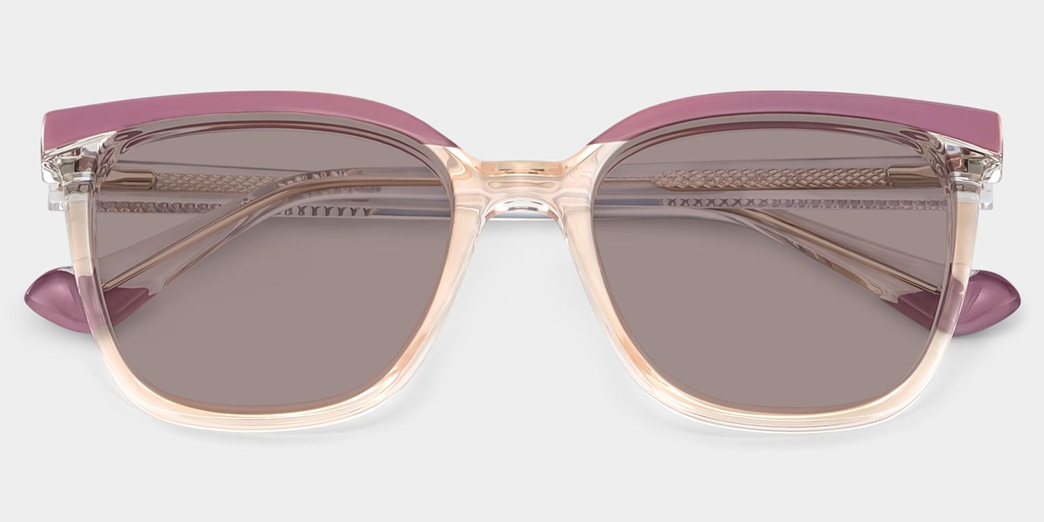 Tawana Cat Eye Sunglasses with Tr90 Purple Frames | ZEELOOL CA1
