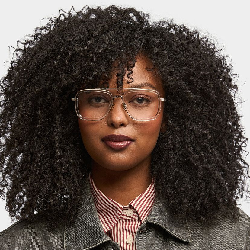 Gifford Clear Aviator Glasses