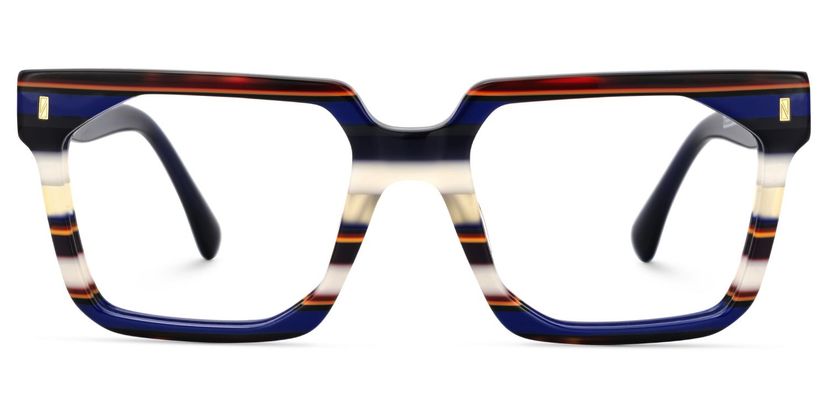 Laguer Blue Rectangle Glasses