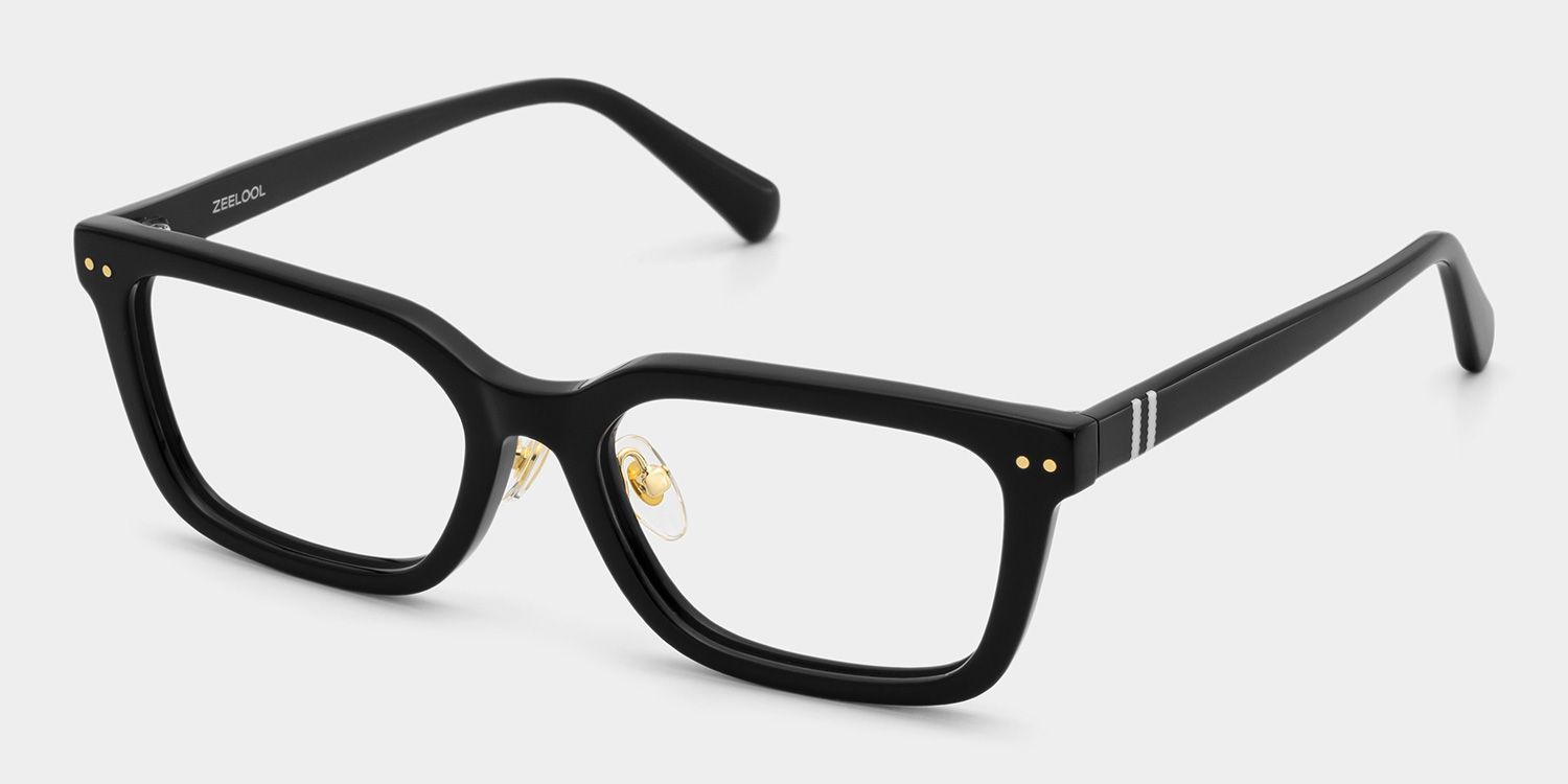 Remy Black Rectangle Glasses | Screen‑Ready Athleisure5