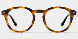 Frances Tortoise Round Glasses1