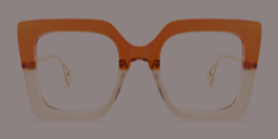Qatar Square Orange Glasses1