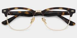 Penelope Tortoise Browline Glasses2