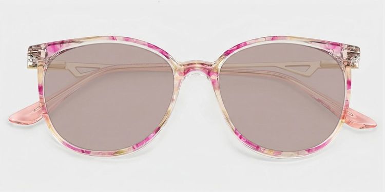 Chanty Pink Round Sunglasses