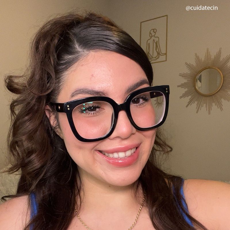 Ebony Square Black Glasses and Eyeglasses6