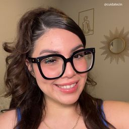 Ebony Black Square Glasses6