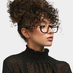Oromiya Black Gold Aviator Glasses1