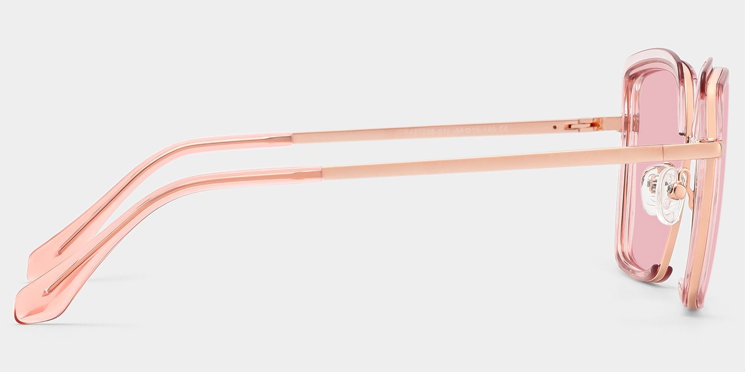 Cordaro Square Sunglasses with Mixed Pink Frames | ZEELOOL CA3