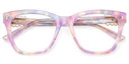 Mae Purple Square Glasses1