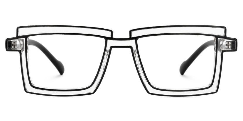 Zephyr Clear Rectangle Glasses