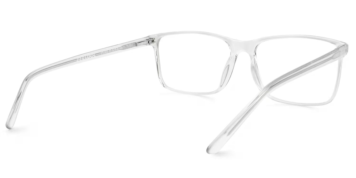 Rectangle Clear Glasses | ZEELOOL UK4