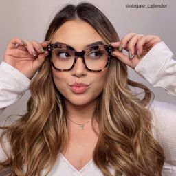 Minguela Pink-Tortoise Square Glasses7