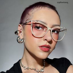 Yomary Khaki Cat eye Glasses6