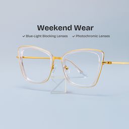 Rosalie Clear Butterfly Glasses0
