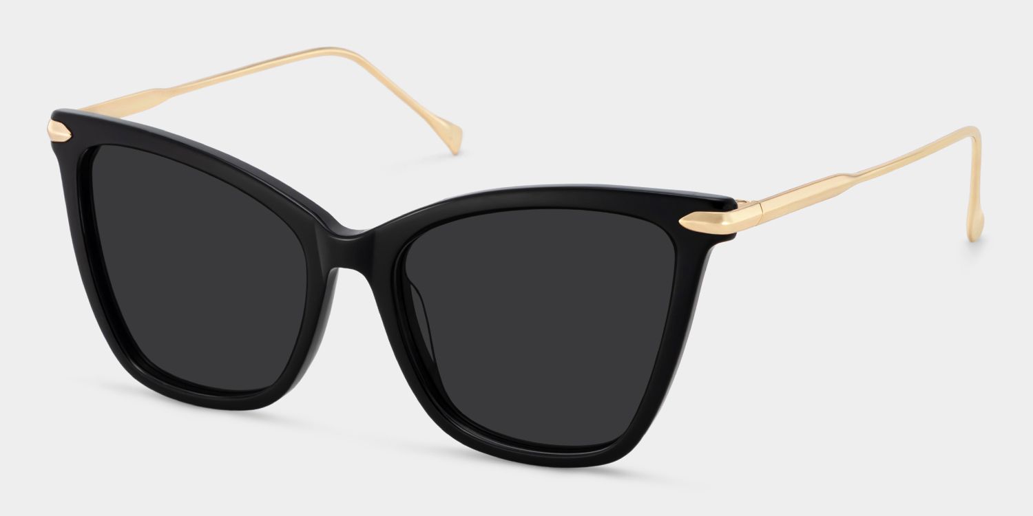 Hilary Black Butterfly Sunglasses to Frame Your Face | ZEELOOL UK2