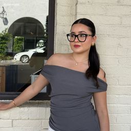 Mae Black Square Glasses7