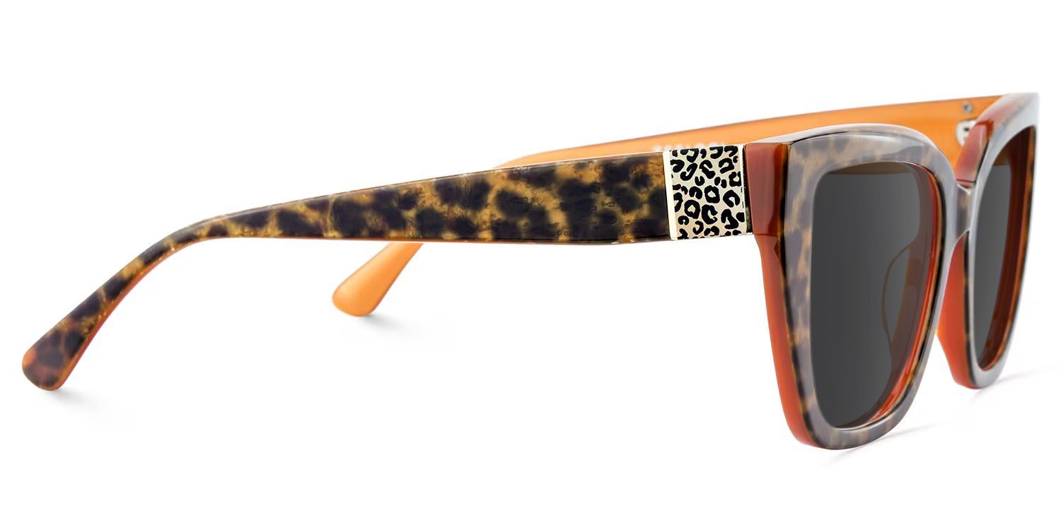 Tamarrah Leopard Cat Eye Polarized Sunglasses for Driving | ZEELOOL UK3
